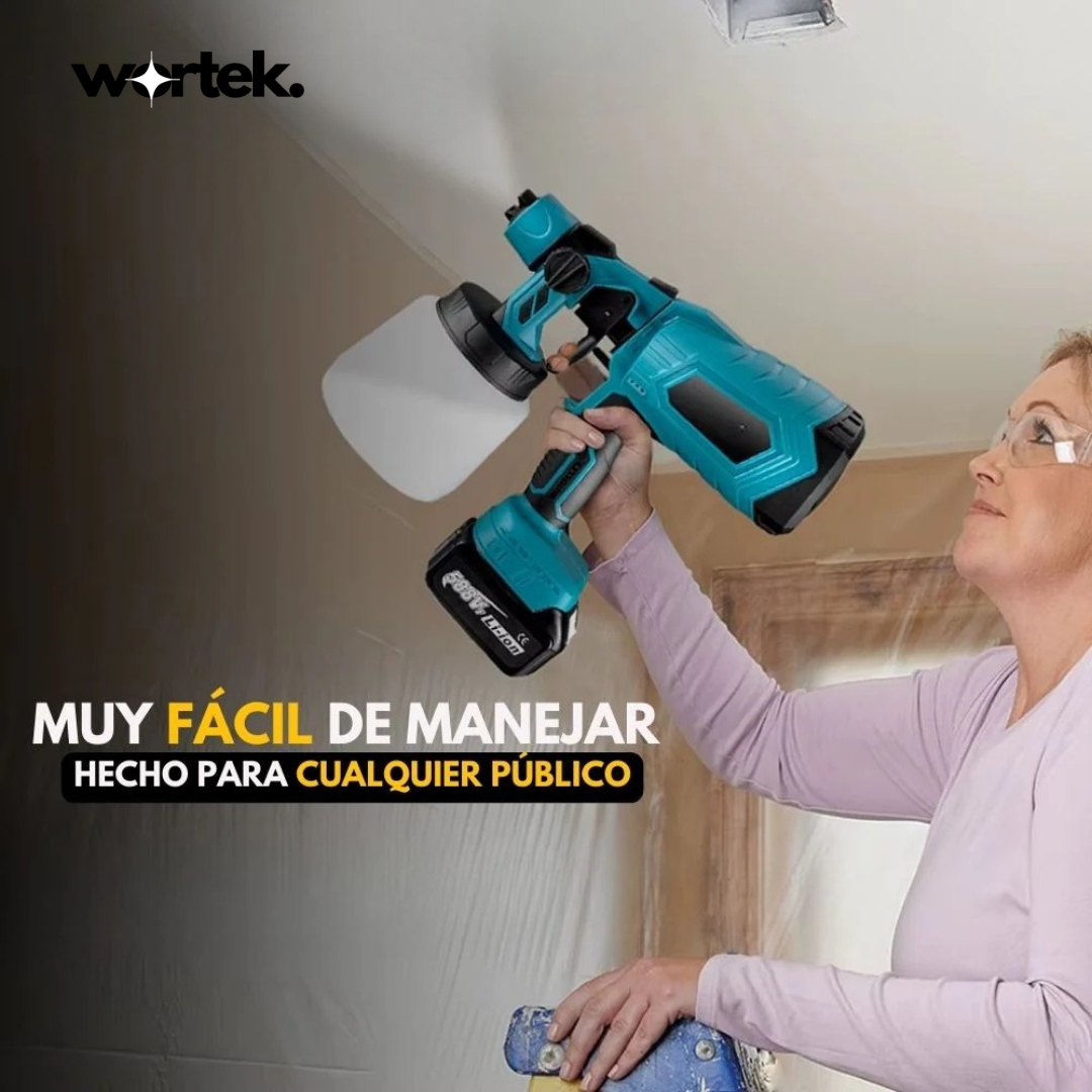 SprayMaster PRO™ - Pistola Pulverizadora Inalámbrica Profesional