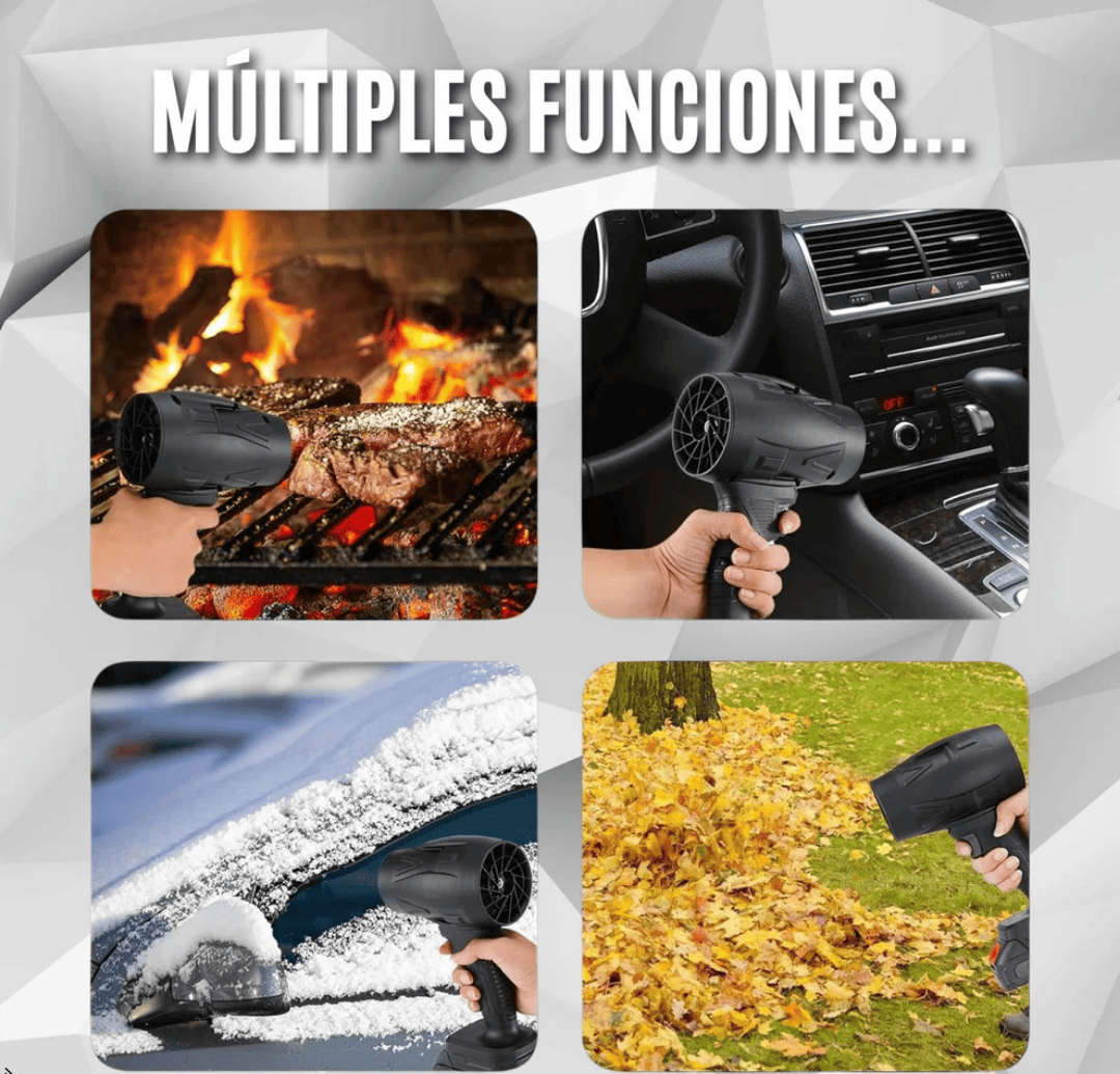 TurboSoplador PRO™ 1500W | Batería + Maletín GRATIS