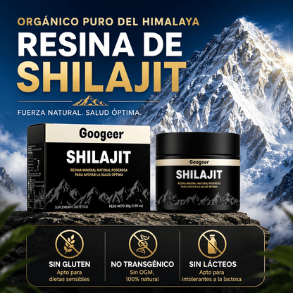 Googeer Shilajits – La Resina Mineral del Himalaya para Energía, Foco y Vitalidad Natural