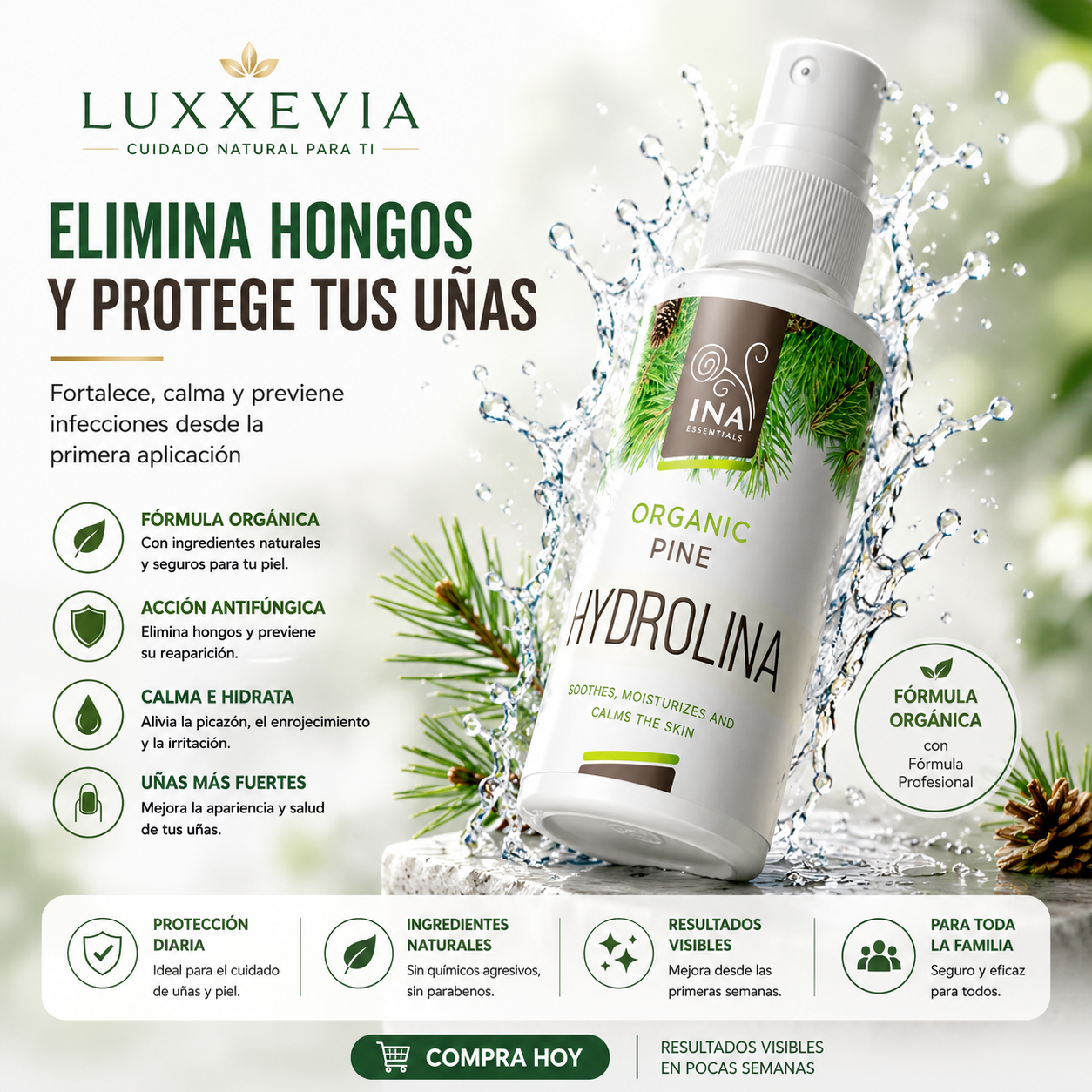 Esencia Reparadora de Uñas MOOYAM 30ml