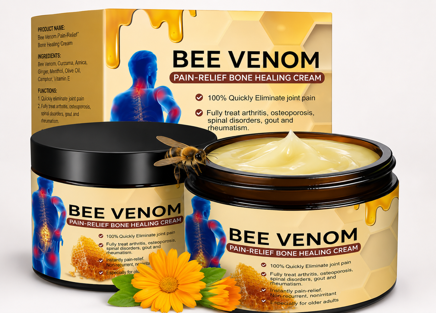 Crema Veneno de Abeja - Alivio Natural