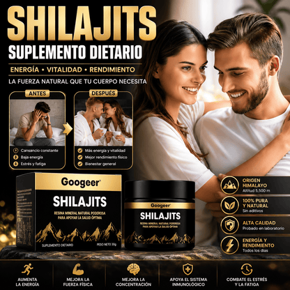 Googeer Shilajits – La Resina Mineral del Himalaya para Energía, Foco y Vitalidad Natural