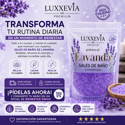 Sal de Baño Aromatherapy Lavanda 200g – Relajación Profunda y Cuidado Natural en Cada Baño