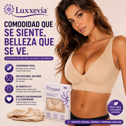 Luxxevia Comfort Bra Sujetador Reforzado Sin Aros (Pack 3)