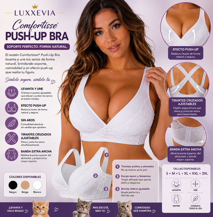 Luxxevia Push Up Bra — Sujetador Sin Costuras, Realce Natural (Set 3)
