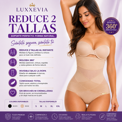 Luxxevia X Compression — Faja Moldeadora 360°, Cintura Definida al Instante