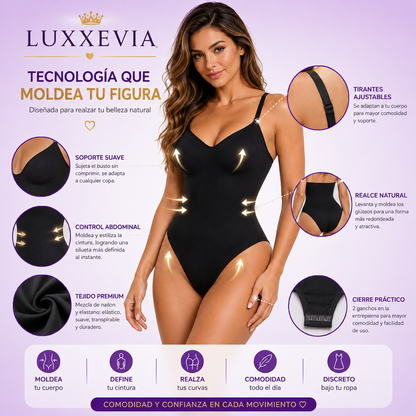 Luxxevia Sculpt Body — Body Moldeador con Control Abdominal y Realce