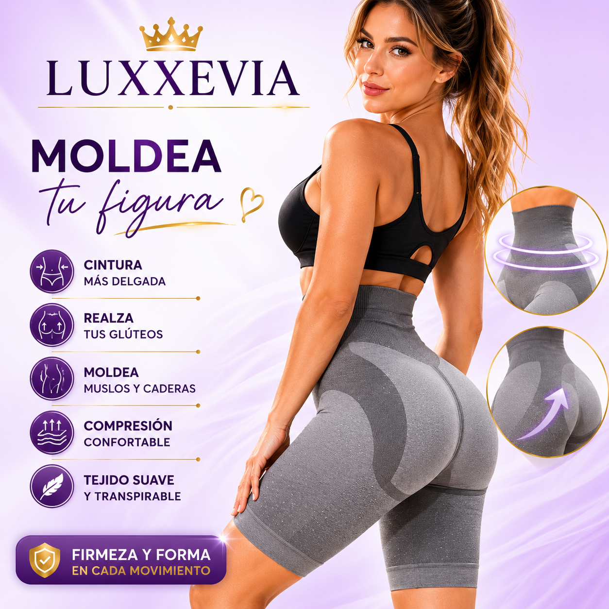 Luxxevia ActiveSlim — Faja Reductora Integral con Turmalina