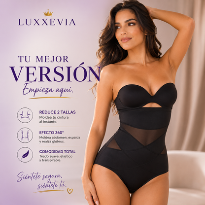 Luxxevia X Compression — Faja Moldeadora 360°, Cintura Definida al Instante