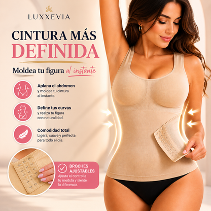 Luxxevia Slim Comfy — Faja Moldeadora con Broches Ajustables