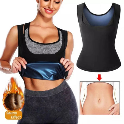 Camiseta Sauna de Neopreno Premium – Suda 3 Veces Más, Quema Más Calorías y Moldea tu Torso