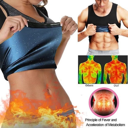 Camiseta Sauna de Neopreno Premium – Suda 3 Veces Más, Quema Más Calorías y Moldea tu Torso