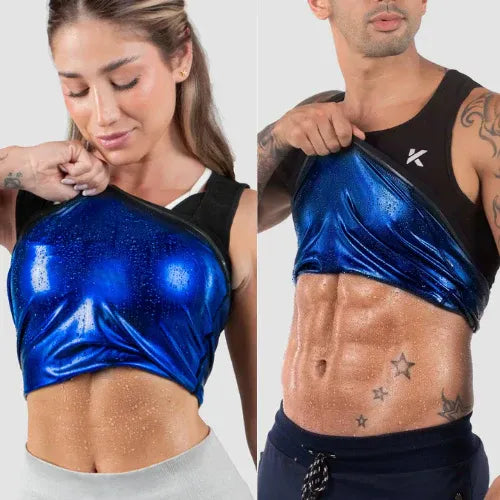 Camiseta Sauna de Neopreno Premium – Suda 3 Veces Más, Quema Más Calorías y Moldea tu Torso