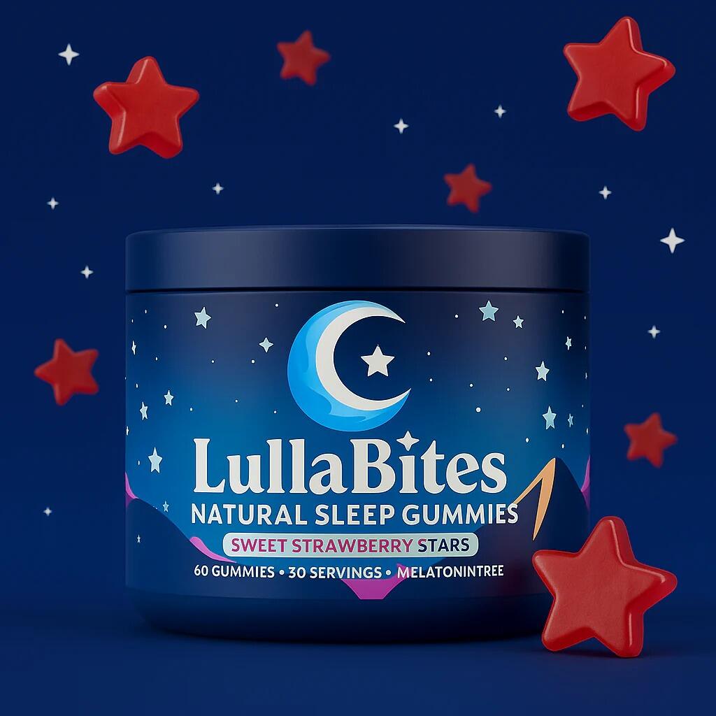 Gummies Naturales para tu Rutina Nocturna LullaBites (60 unidades)