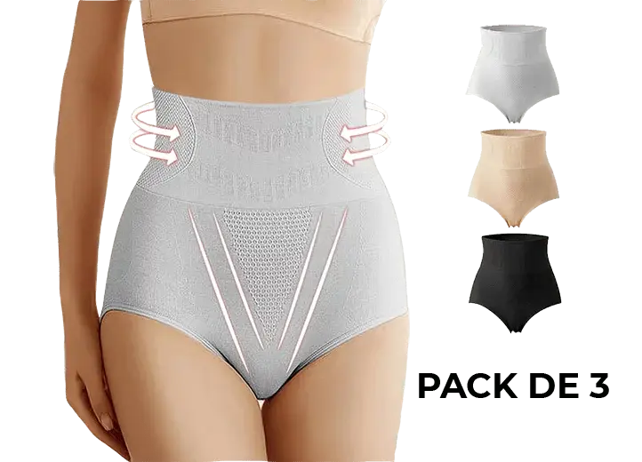 Luxxevia Shape Faja Pack de 3 Bragas Moldeadoras Push Up