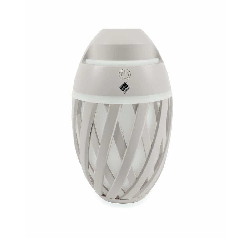 Humidificador con difusor de aromas con luz LED USB 500 ml gris