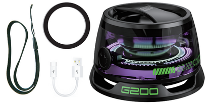 Altavoz Bluetooth portátil HECATE G200 RGB iluminación altavoz magnético BT5